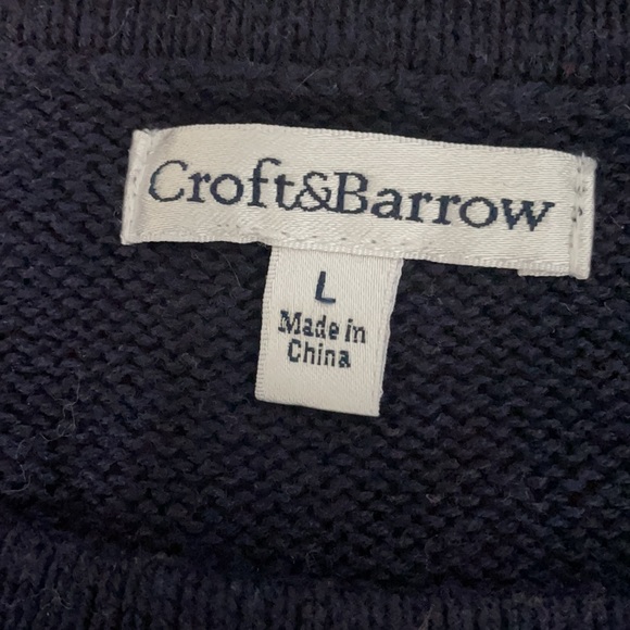 Croft and Barrow Ladies 3/4 length sleeve sweater - Picture 2 of 2